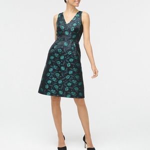 J.Crew Women's Jacquard V-neck cocktail Dresses